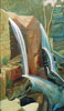 Waterfall_oil on canvas_30x70cm